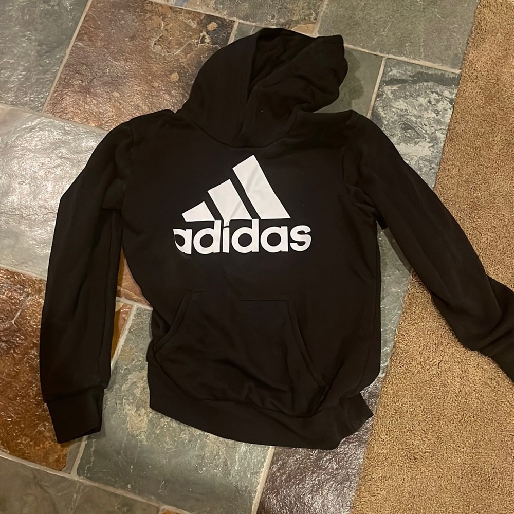 Size medium black adidas sweatshirt